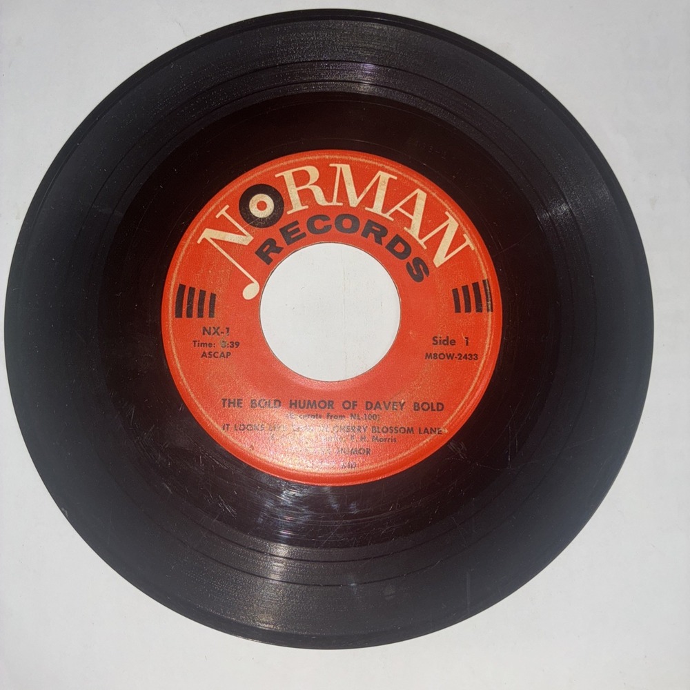 The Bold Humor Of Davey Bold Norman Records 45RPM 7"